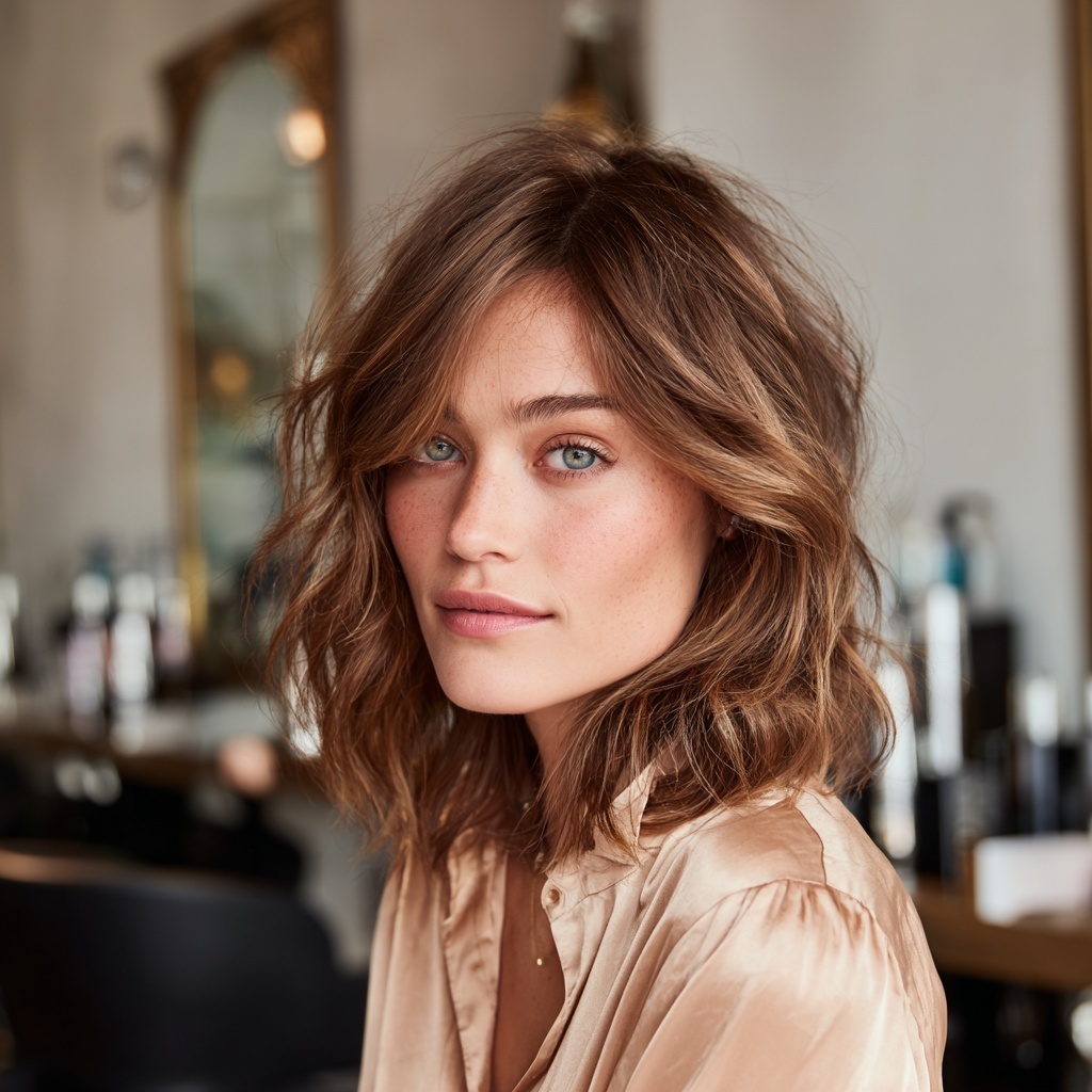 Root-Shadowed Hybrid Lob with Modern Texture