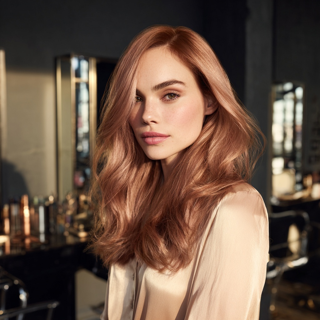 Rosé Gold Gloss for Silken Warmth