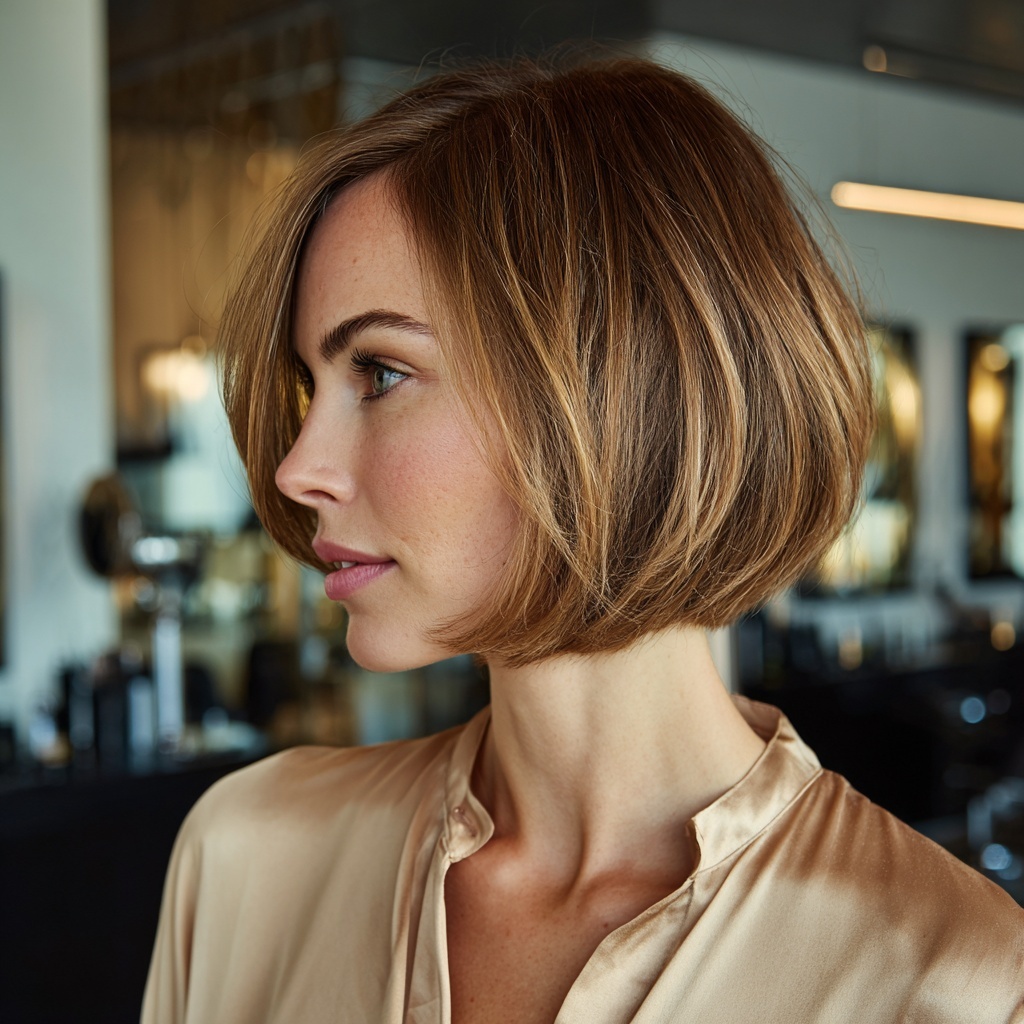 Sculpted Undercut Lob Holding Linear Grace