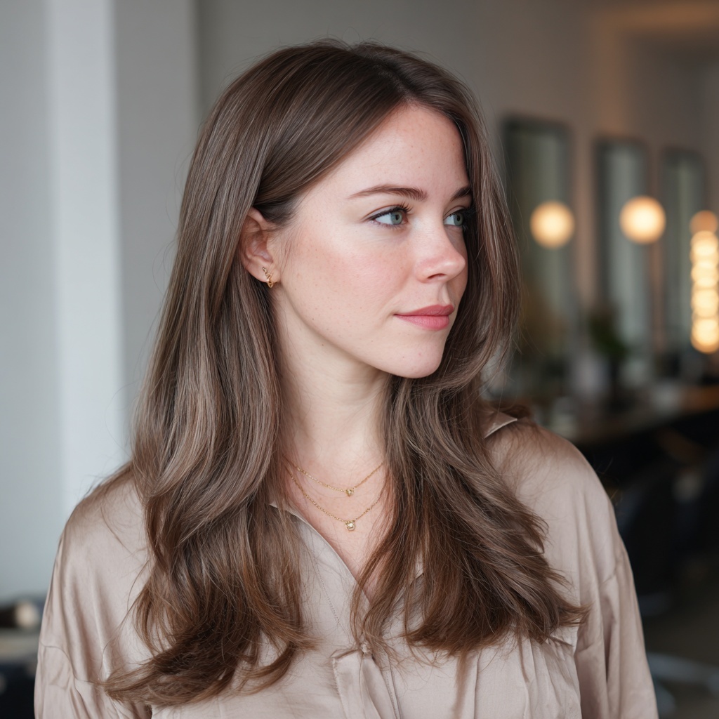 Slate Brown Foilyage for Minimalist Depth