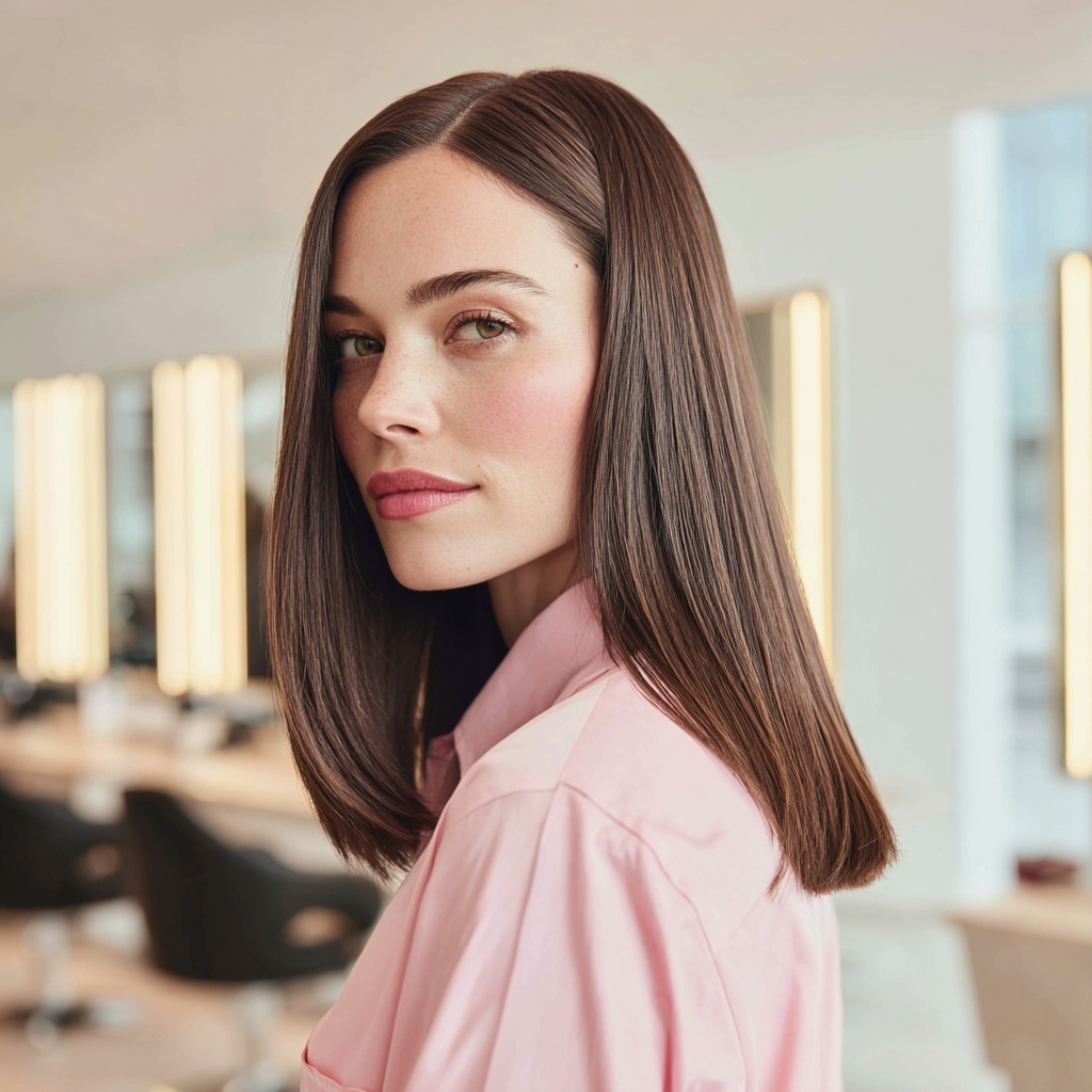 Sleek Jet Frame for Soft Radiance