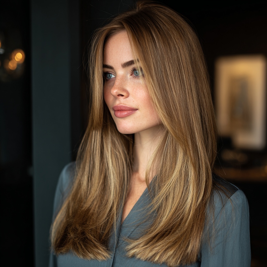 Smoked Honey Blonde for Soft Warm Balance