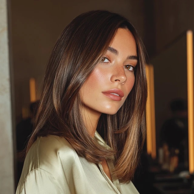 Smoky Quartz to Toffee Lob with Straight Finish