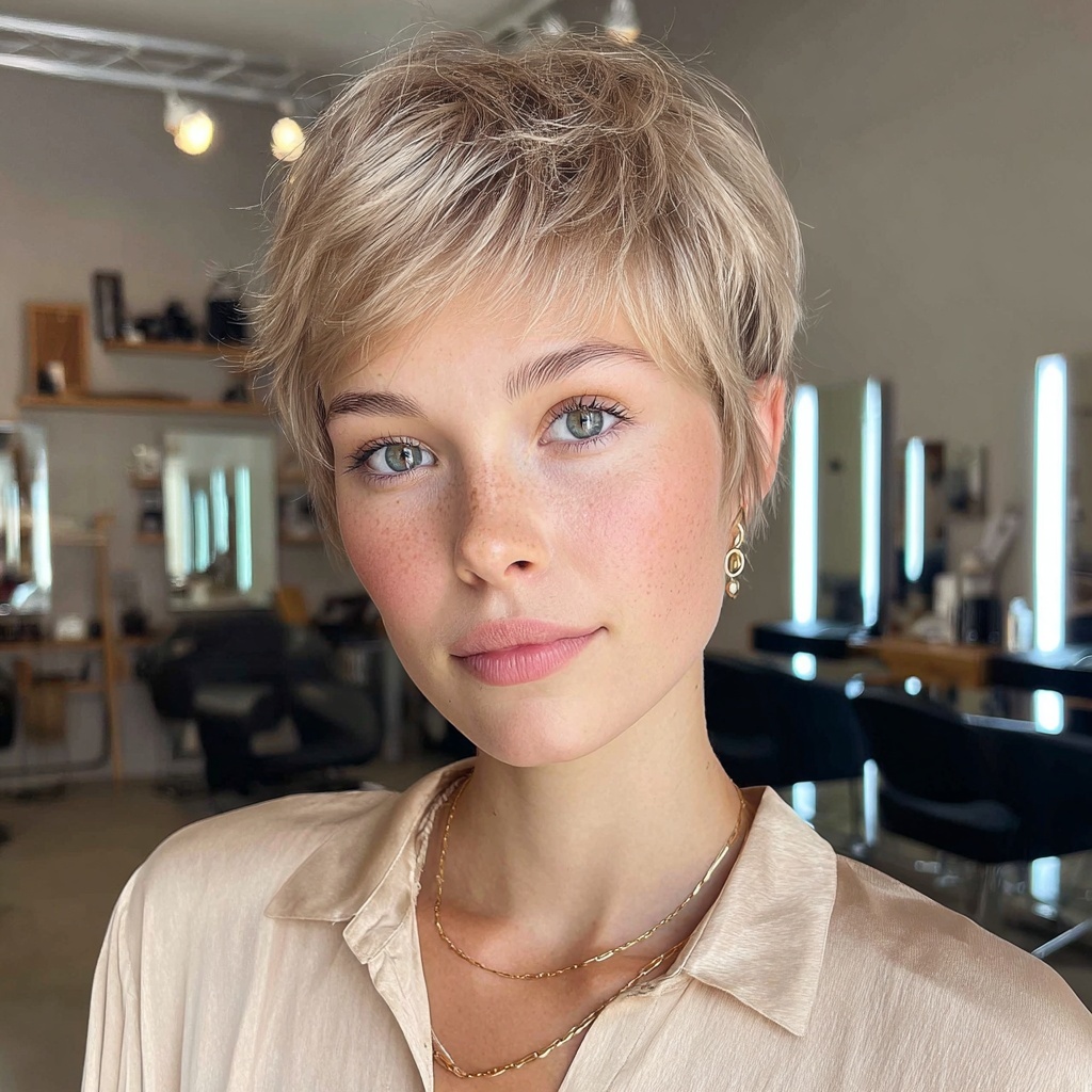 Soft Precision Pixie with Silken Lift