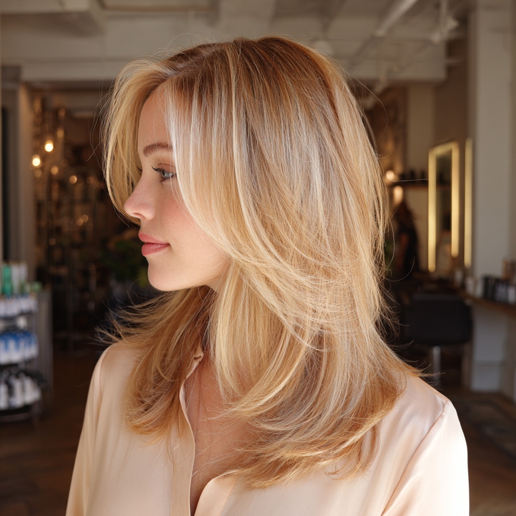 Soft Wheat Shag with Natural Brightness