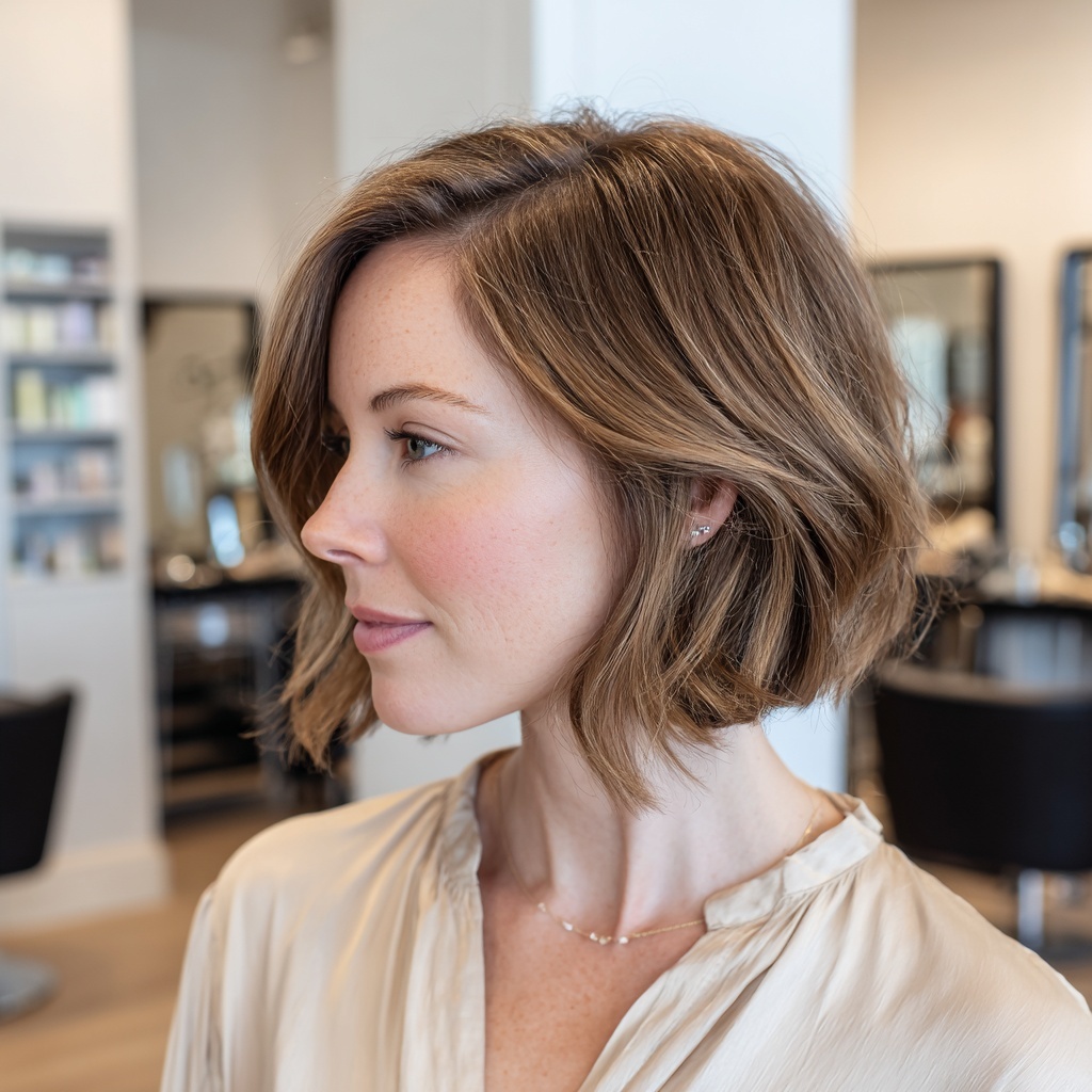 Subtle Tonal Bob Enhancing Sculpted Precision