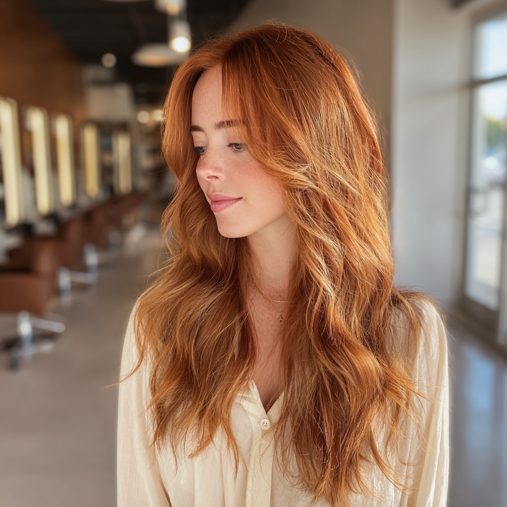 Sunset Copper Layers for Reflective Warmth