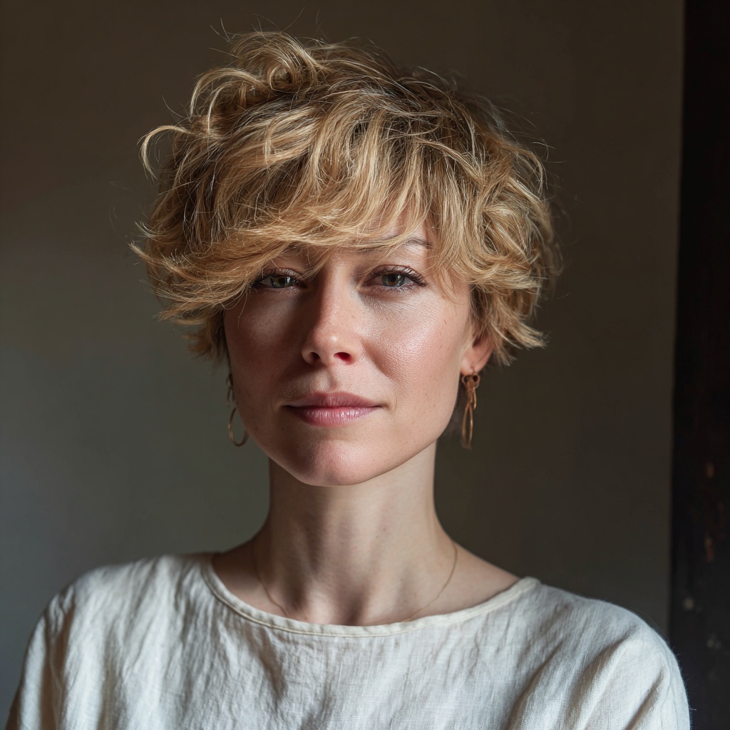 Tousled Pixie with Face-Framing Layers