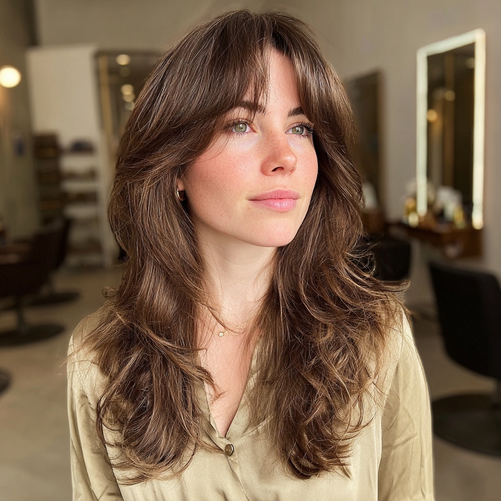 Walnut Brown Shag with Textured Body