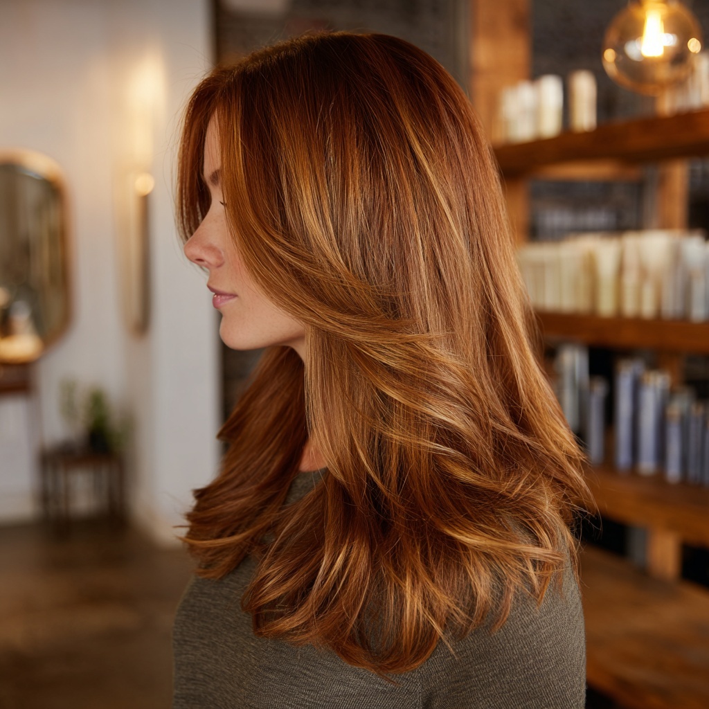 Warm Chestnut Contour for Subtle Lift